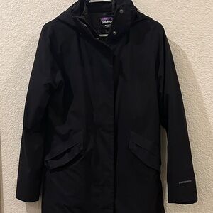 Patagonia Women's Black Trench Coat